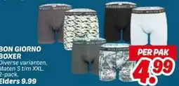 Dekamarkt BON GIORNO BOXER aanbieding