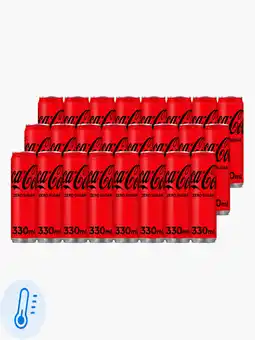Flink Coca Cola Zero 33cl 24x aanbieding