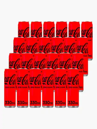 Flink Coca Cola Zero 33cl 24x aanbieding