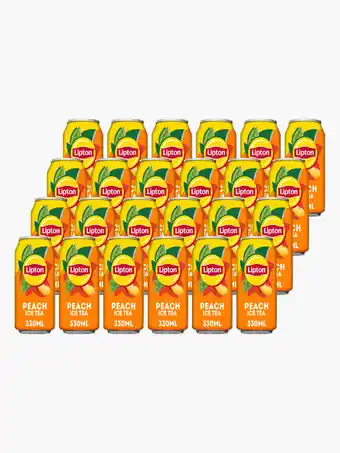 Flink Lipton Ice Tea Peach 33cl 24x aanbieding