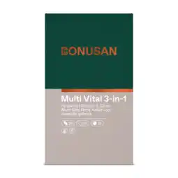 De Online Drogist Bonusan Multi Vital 3-in-1 Tabletten 84ST aanbieding