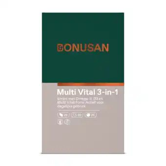 De Online Drogist Bonusan Multi Vital 3-in-1 Tabletten 84ST aanbieding
