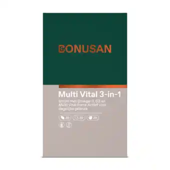 De Online Drogist Bonusan Multi Vital 3-in-1 Tabletten 84ST aanbieding