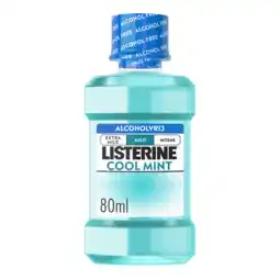 De Online Drogist Listerine Cool Mint Milde Smaak Mondspoeling Mini 80ML aanbieding