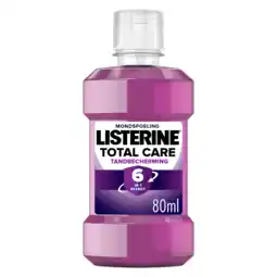 De Online Drogist Listerine Total Care Tandbescherming Mondspoeling Mini 80ML aanbieding
