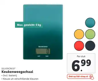 Lidl Keukenweegschaal aanbieding