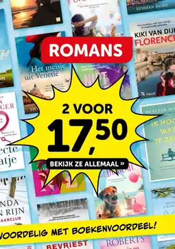 Boekenvoordeel ROMANS aanbieding