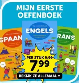 Boekenvoordeel MIJN EERSTE OEFENBOEK aanbieding