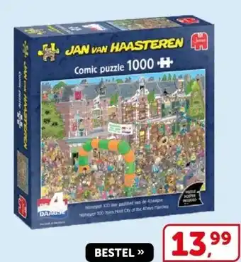 Boekenvoordeel Comic puzzle 1000+ aanbieding