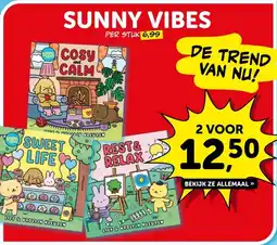 Boekenvoordeel SUNNY VIBES aanbieding