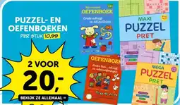 Boekenvoordeel PUZZEL- EN OEFENBOEKEN aanbieding