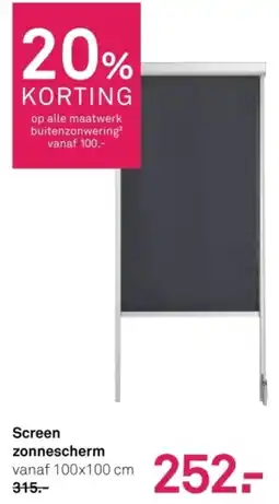 Karwei Screen zonnescherm aanbieding