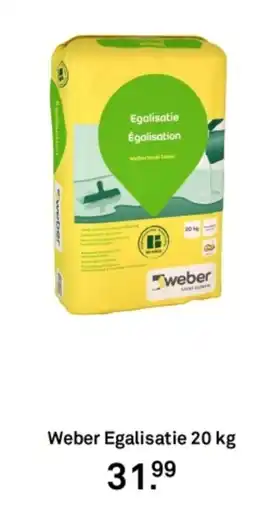 Karwei Weber Egalisatie aanbieding