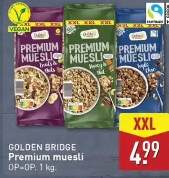ALDI Golden ridge Premium Muesli aanbieding