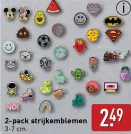 ALDI 2-pack strijkemblemen aanbieding