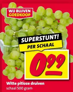 Nettorama Witte pitloze druiven aanbieding