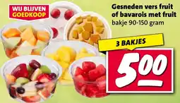 Nettorama Gesneden vers fruit of bavarois met fruit aanbieding