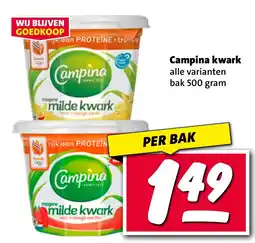 Nettorama Campina kwark aanbieding