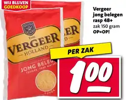 Nettorama Vergeer jong belegen rasp 48+ aanbieding