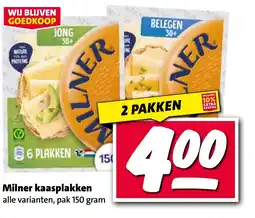 Nettorama Milner kaasplakken aanbieding
