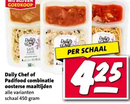 Nettorama Daily Chef of Padifood combinatie oosterse maaltijden aanbieding