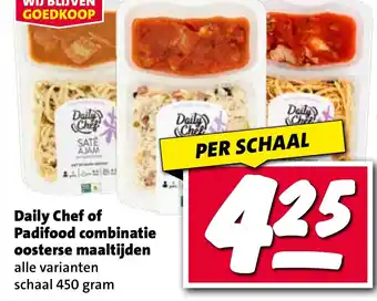 Nettorama Daily Chef of Padifood combinatie oosterse maaltijden aanbieding
