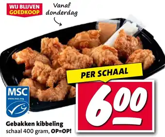 Nettorama Gebakken kibbeling aanbieding