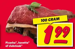 Nettorama Picanha, bavette of clubsteak aanbieding