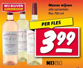 Nettorama Messer wijnen aanbieding