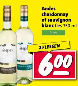Nettorama Andes chardonnay of sauvignon blanc aanbieding