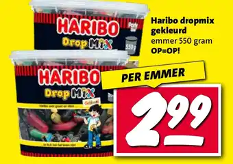 Nettorama Haribo dropmix gekleurd aanbieding