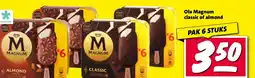 Nettorama Ola Magnum classic of almond aanbieding