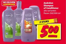 Nettorama Andrélon Shampoo of Conditioner aanbieding