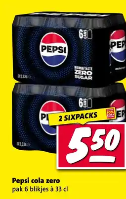 Nettorama Pepsi cola zero aanbieding