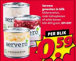 Nettorama Servero groenten in blik aanbieding