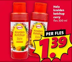 Nettorama Hela kruiden ketchup curry aanbieding