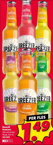 Nettorama Bacardi breezers aanbieding