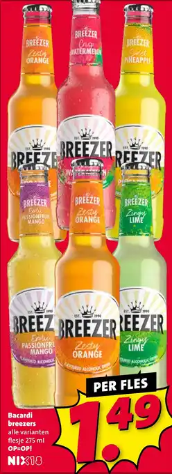 Nettorama Bacardi breezers aanbieding