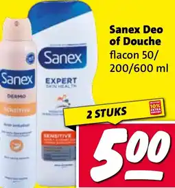 Nettorama Sanex Deo of Douche aanbieding