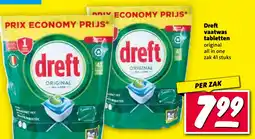 Nettorama Dreft vaatwas tabletten aanbieding