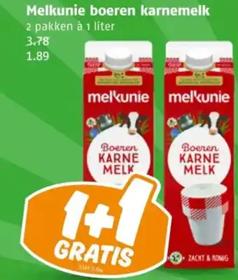 Poiesz Melkunie boeren karnemelk aanbieding