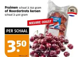 Poiesz Pruimen of Noordertrots kersen aanbieding