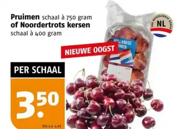 Poiesz Pruimen of Noordertrots kersen aanbieding
