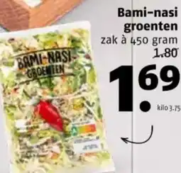 Poiesz Bami-nasi groenten aanbieding