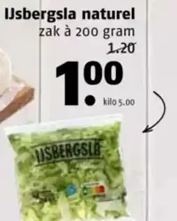 Poiesz IJsbergsla naturel aanbieding