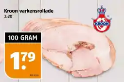 Poiesz Kroon varkensrollade aanbieding