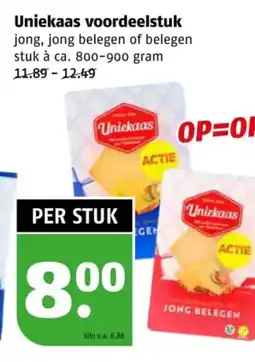 Poiesz Uniekaas voordeelstuk aanbieding