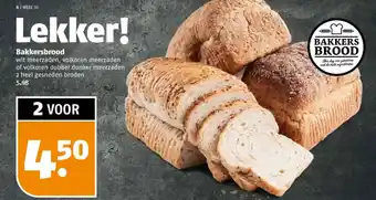 Poiesz Bakkersbrood aanbieding