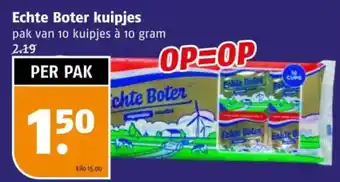 Poiesz Echte Boter kuipjes aanbieding