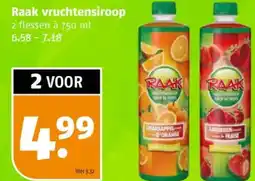 Poiesz Raak vruchtensiroop aanbieding